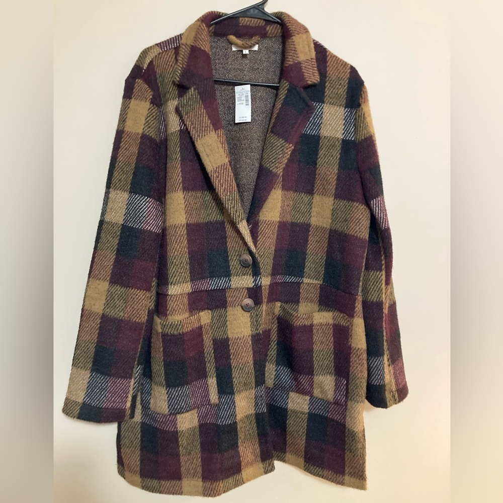 Maurices Plaid Blazer